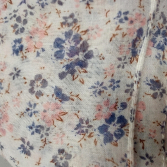 Lot Of 7 Floral and Striped Patterned Scarves Scarf - Picture 2 of 6